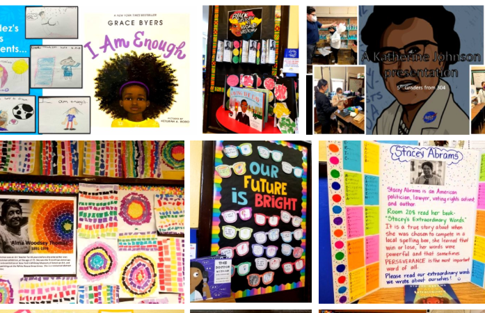 Black History Month collage